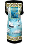 Amanda "Birds of Hyde Park/Ginkgo Leaves" Silk Scarf Tunic